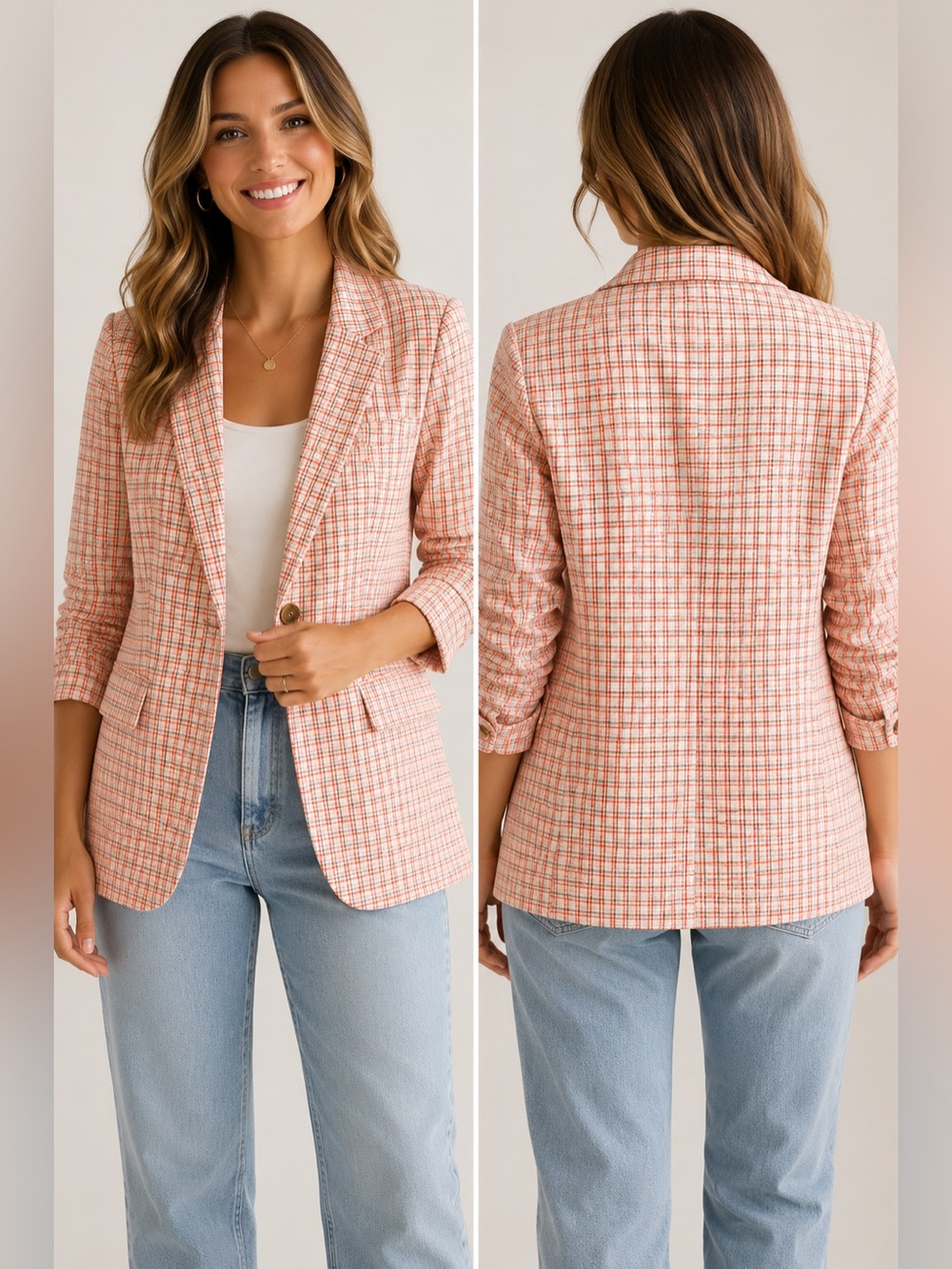 Peace of Cloth Plaid Blazer | NWT | XL - Picture 2 of 12